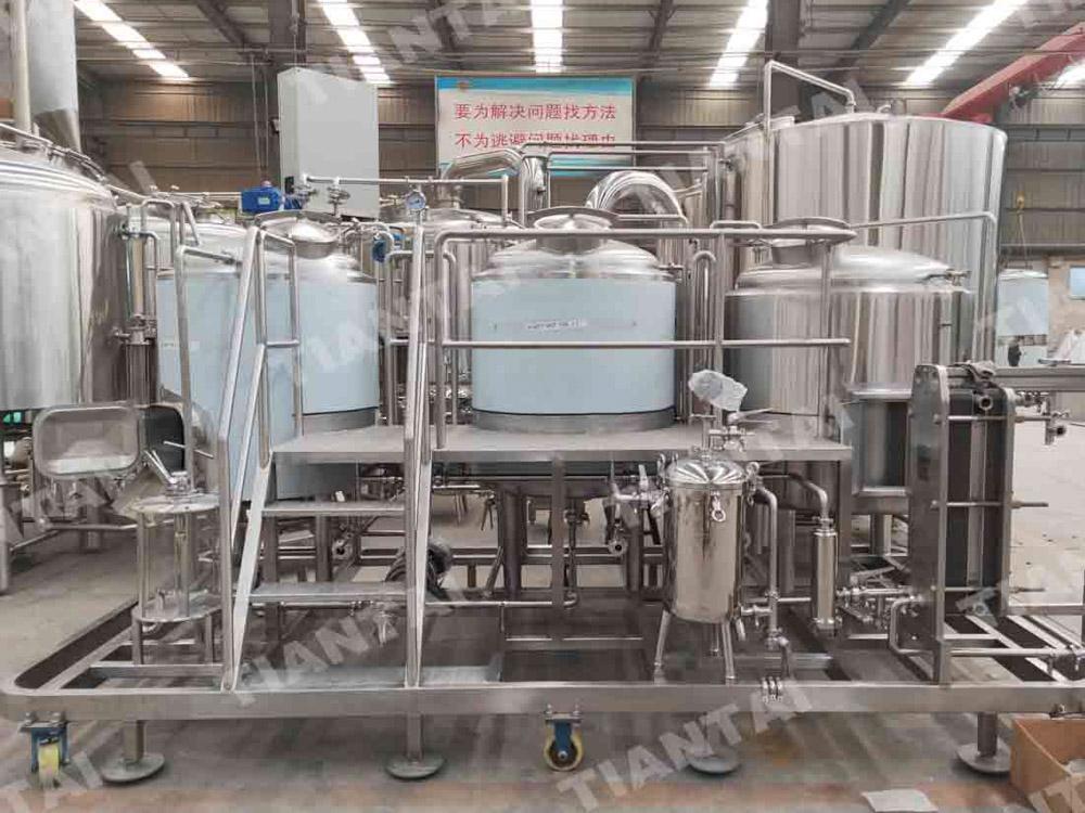 Australia project-500L two vessel brewery system